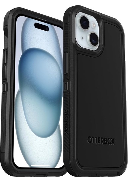 Defender Xt iPhone 16E, 15, 14, 13 Için Kılıf, Magsafe Özellikli, Darbeye Dayanıklı, Ultra Sağlam, Koruyucu Kılıf, 5x Askeri Standartlara Göre Test Edilmiştir, Siyah