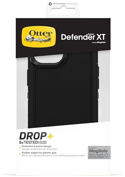 Defender Xt iPhone 16E, 15, 14, 13 Için Kılıf, Magsafe Özellikli, Darbeye Dayanıklı, Ultra Sağlam, Koruyucu Kılıf, 5x Askeri Standartlara Göre Test Edilmiştir, Siyah indirimleri