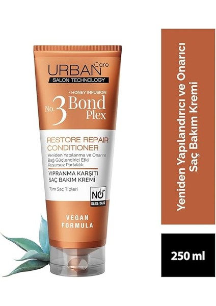 Care No.3 Bond Plex Yıpranma Karşıtı Saç Bakım Kremi 250 Ml- Vegan fiyatları