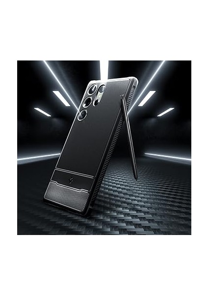 Galaxy S23 Ultra Kılıf Rugged Armor Matte Black - ACS05613 modelleri