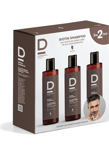 Biotin Şampuan 3 Al 2 Öde Kofre Erkek 1 Paket (1 x 200 Ml)
