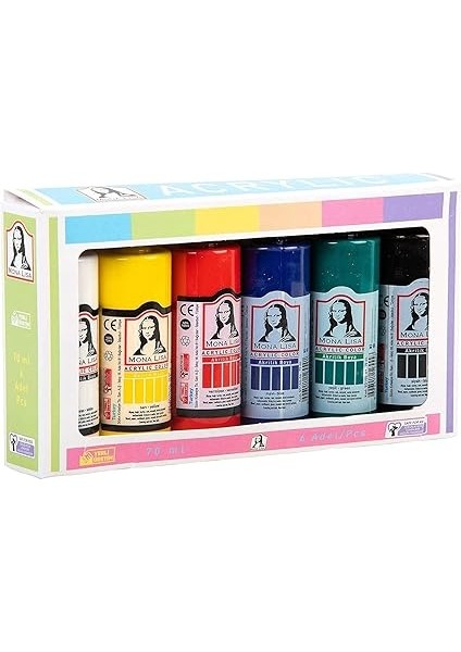 Monalisa Akrilik Boya 6X70 ml fiyatları