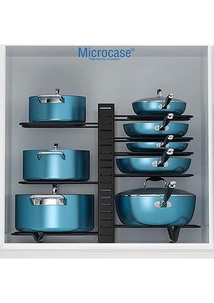 Çok Amaçlı Tencere Tava Vs Ürünler Için Düzenleyici Metal Raflık - AL5048 fırsatları