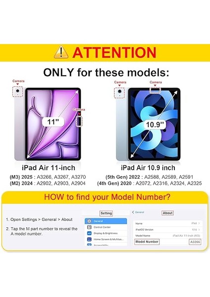 iPad Air 11" M3 (2025) / M2 (2024), iPad Air 5. (2022) / 4. Nesil (2020) 10.9 Inç Için Hibrit Ince Kılıf - Şeffaf Arka Kabuk ve Kalem Tutuculu Darbeye Dayanıklı Kılıf, Yeşil Deniz Kaplumbağası fiyatları