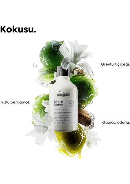 Professıonnel Parıs Işlem Görmüş ve Yıpranmış Saçlar Için Metal Karşıtı Arındırıcı Metal Detox Şampuan 300 ml fırsatları