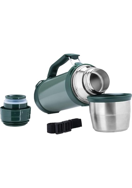 X-Juglarge Paslanmaz Çelik Termos 1200ML Seyahat Termosu 1.2l (Yeşil) fırsatları