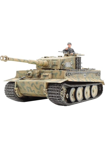 1/35 German Tiger 1 Mid Production Plastik Tank Maket Kiti