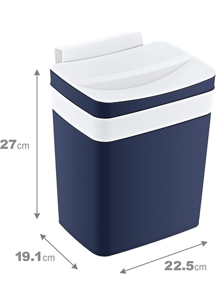 Soft Askılı Çöp Kutusu 8,5 Lt Lacivert fiyatları