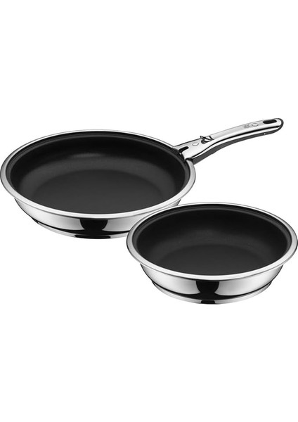 Click &amp; Serve Set 3 Parça 24 + 28 cm Tava + Sap