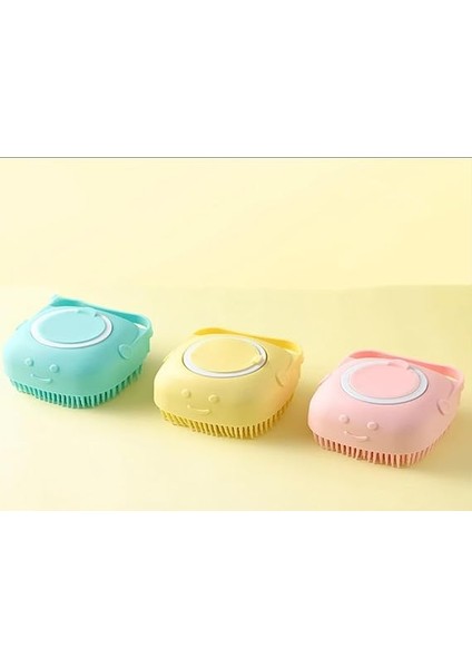 Lua Çok Amaçlı Yumuşak Silikon Duş Lifi - Sabun Jel Şampuan Hazneli modelleri