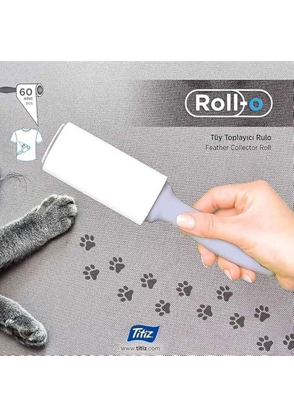 Kedi Köpek Saç Kıl Tüy Toplayıcı Rulo, 1 Rulo 2 Yedek Her Biri 60 Yaprak fiyatları