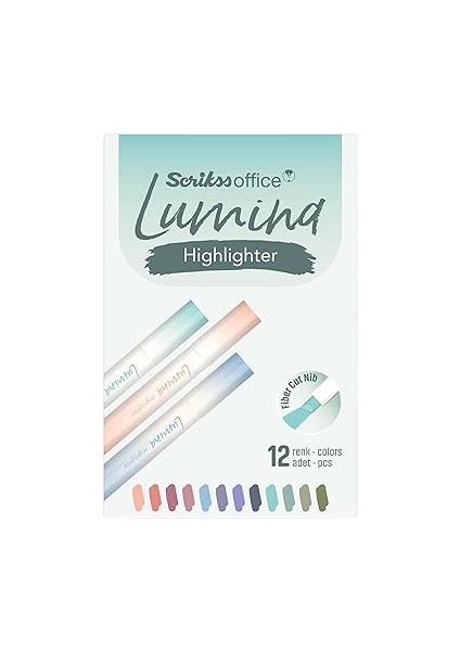 Office Lumina Fosforlu Kalem Pasifik Colour - 5665U 12 Lik Amb fiyatları