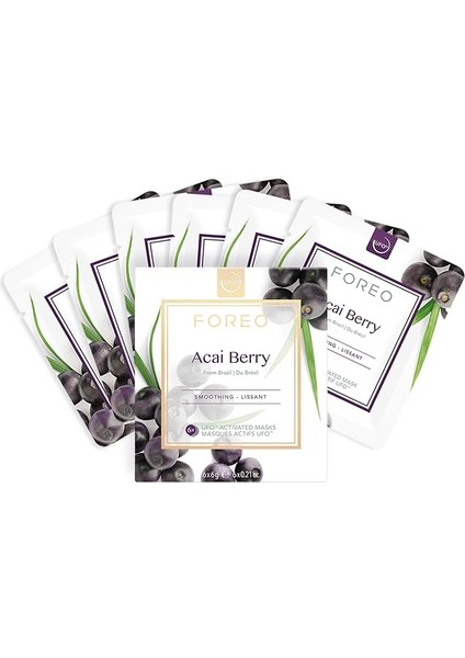 Ufo™ Mask Acai Berry Pürüzsüzleştirici (6'lı) Aktif Maske (1 x 6 Adet)