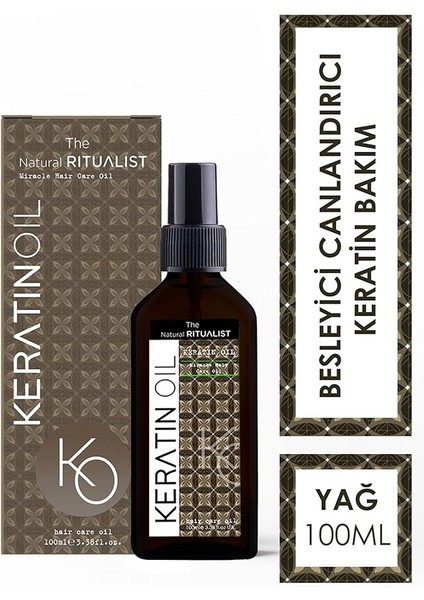 Natural Ritualist Aşırı Yıpranmış Saçlar Için Keratin Bakım Yağı 100ML fiyatları