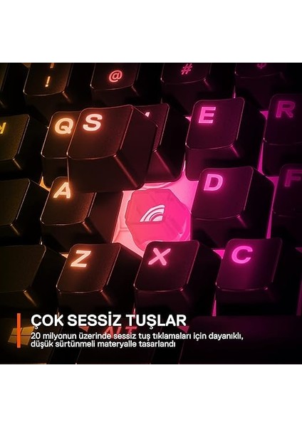Apex 3 Tkl Türkçe Gaming Klavye Tenkeyless, 8 Bölge Rgb Aydınlatma Türkçe Qwerty modelleri