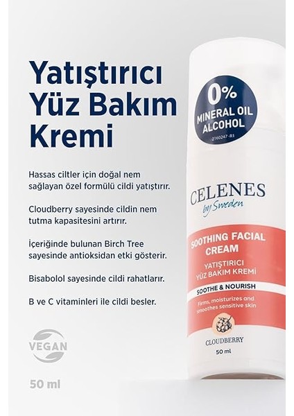 Cloudberry Yatıştırıcı Yüz Bakım Kremi Kuru ve Hassas Ciltler (50 Ml) modelleri