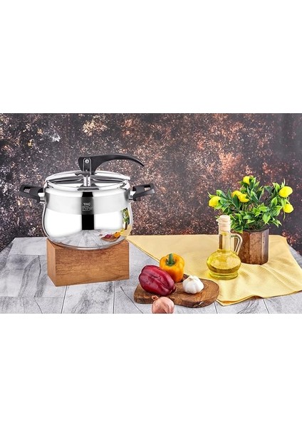 Bengü Pro Düdüklü Tencere Siyah 8lt