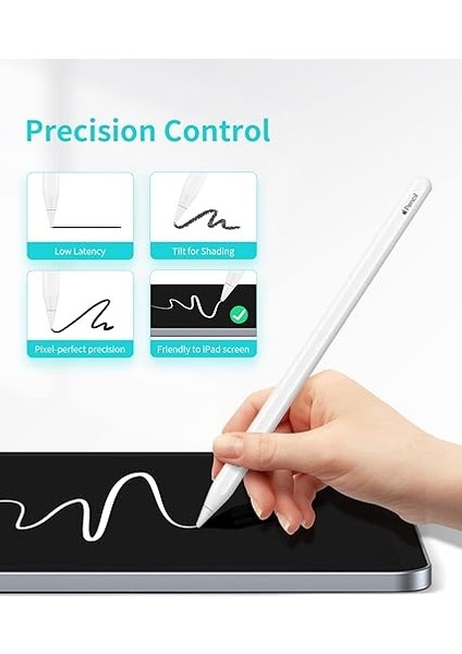 4'lü Uçlar A8/A11/A14/, 1:1 Orijinal Boyut (Süper Dayanıklı), Yüksek Hassasiyetli Kalem Uçları (Beyaz) indirimleri