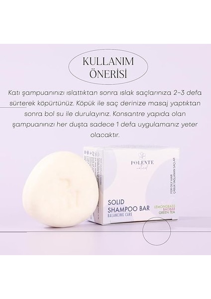 Natural - Dengeleyici Katı Şampuan/yağlı Saçlar (110 Gr) modelleri