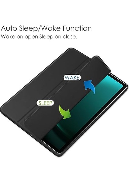 Samsung Galaxy Tab S9 Fe Plus/s9 PLUS/S10 Plus 12,4 Inç Tablet SM-X610/SM-X616 ile Uyumlu, Kalem Tutuculu, Otomatik Uyanma/uyuma modelleri