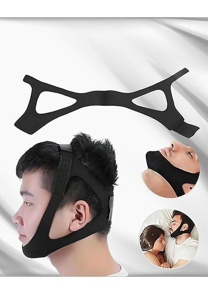 Horlama Önleyici Çene Bandı Uyku Apnesi Aparatı Kafa Bandı Uyku Maskesi indirimleri