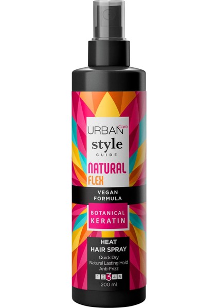Care Style Guide Natural Flex Gazsız Doğal ve Kalıcı Tutuşlu Saç Spreyi 200 Ml- Vegan modelleri