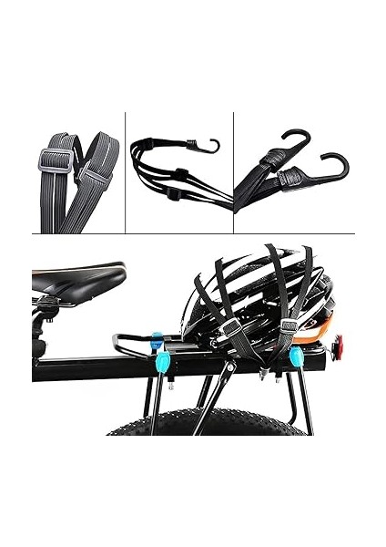 Gergi Kayışı Lastikli Kancalı Bagaj Taşıyıcısı Germe Kemeri 2 Adet Heavy Duty Bungee Ipleri Bisiklet Bandı Bungee Kask Bantları Motosikletler Için fırsatları