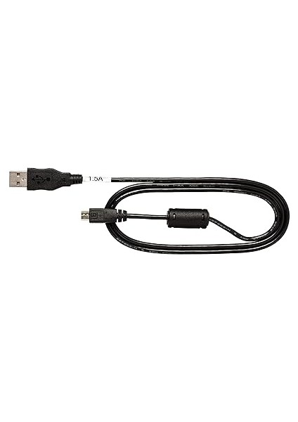 NVDU01301 UC-E21 USB Cable For Coolpix Dslr Aksesuar, Siyah fiyatları