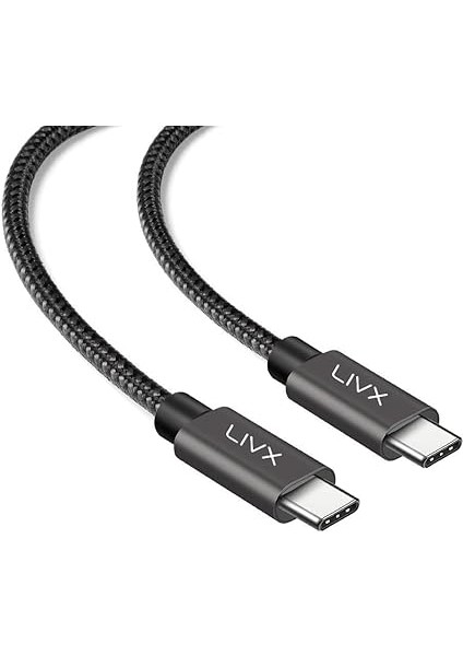 Solid 100W 5A Type C To Type C 50 cm Hızlı Şarj ve Data Kablosu Halat Örgülü Space Gray fiyatları