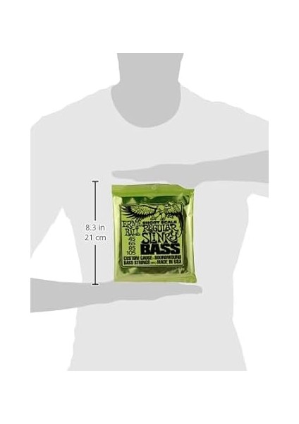 Ball Normal Slinky Nikel Yara Kısa Ölçekli Bas Telleri, Ölçü 50-105 modelleri