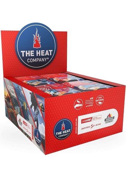 Heat Company Ayak Isıtıcı – 40 Çift – Ekstra Sıcak – Yapışkanlı – Ayak Parmağı Isıtıcı – 8 Saat Sıcak Ayaklar – Hava Aktifleştirir – Saf Doğal – Toewarmers-Fusswarmers