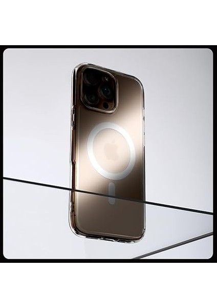 iPhone 16 Pro Max Ince Magsafe Kılıf Ultra Hybrid Sararma Karşıtı Duraclear™ Hava Kanalı Teknolojisi™ Askeri Sınıf Koruma Magfit Frost Clear Mat Kapak - ACS08002 indirimleri