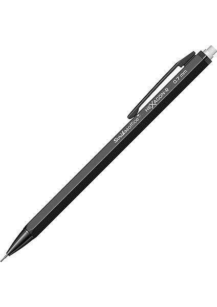 Office Hexagonr Mekanik Kurşun Kalem Siyah 0.7 mm indirimleri
