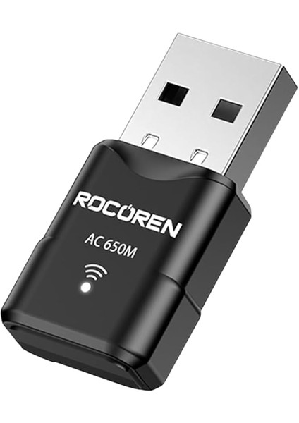 650 Mbps 2.4 &amp; 5ghz Dual Band USB Wifi Adaptör