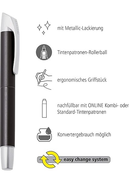 Campus Iı Soft Black Roller Kalem fiyatları