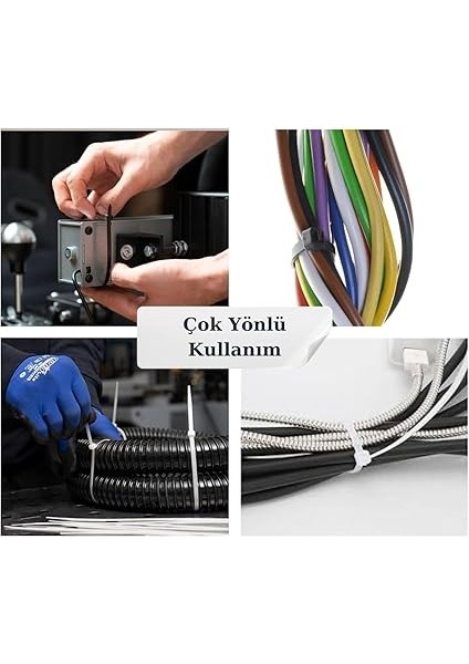 Adet Kablo Bağı Seti, Amerikan Kelepçesi, Cırt Elektrik Kablo Bağı, Dayanıklı ve Çok Yönlü Kullanım Için Ideal, Organizasyon ve Düzenleme (Siyah, 2,5X200MM) indirimleri