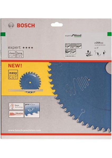 Expert For Wood 254 * 30 mm 60 Diş fiyatları