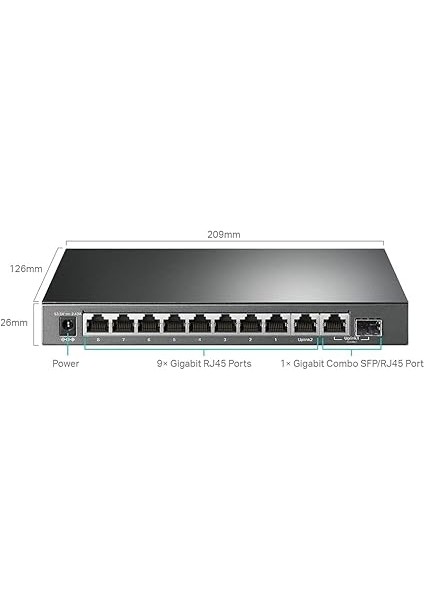 TL-SG1210MPE, 10-Port Gigabit Easy Smart Switch With 8-Port Poe+ modelleri