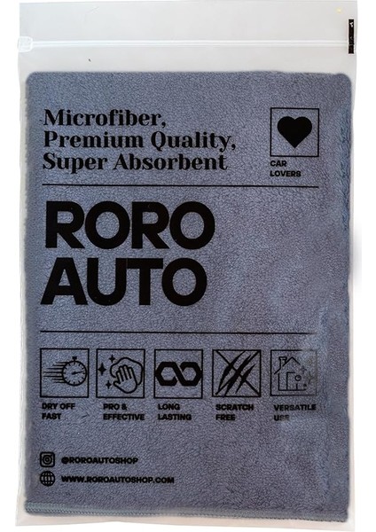 Auto Mikrofiber Araç Kurulama Havlusu (50X70) &amp; Cam Bezi (50X70) Araç Yıkama Seti fiyatları