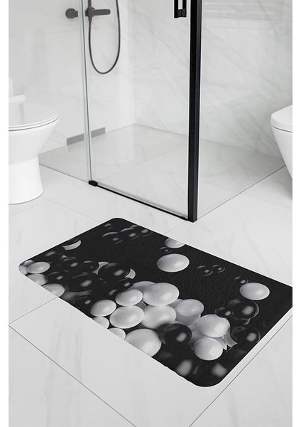 3D Desenli Iç Dış Mekan Kullanıma Uygun Kaymaz Su Emici Üç Katmanlı Abdest Paspası Banyo Paspası (Inci) fiyatları