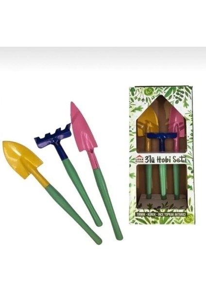 Kürek 3'lü Set – Hobi Bahçeciliği ve Doğa Aktiviteleri