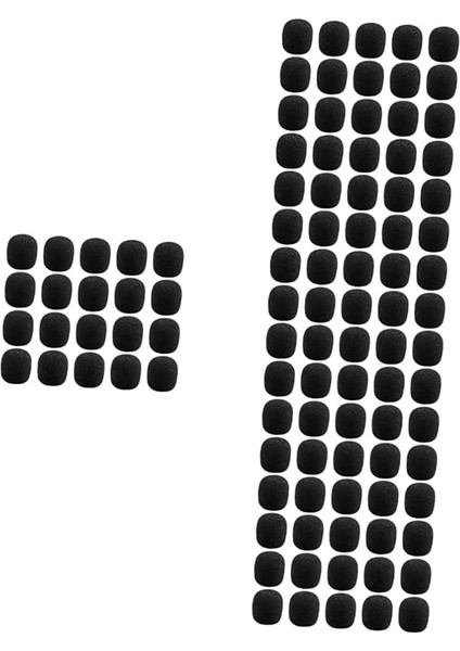 5 Set Mikrofon Sünger Kılıfları Kayıt Mikrofonları Yaka Mikrofon Kılıfları - Nem Toz Kolay Takılır - Dayanıklı Sınıf 40 Adet * 5