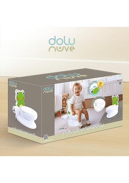 Oyuncak Kurbaga Eğitici Lazımlık Beyaz fırsatları