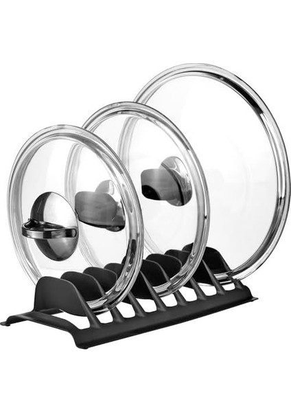 Içi Tencere Tava Kapağı Tabak Düzenleyici Sepet Tabaklık Bulaşıklık Mutfak (Siyah 2'li) fiyatları
