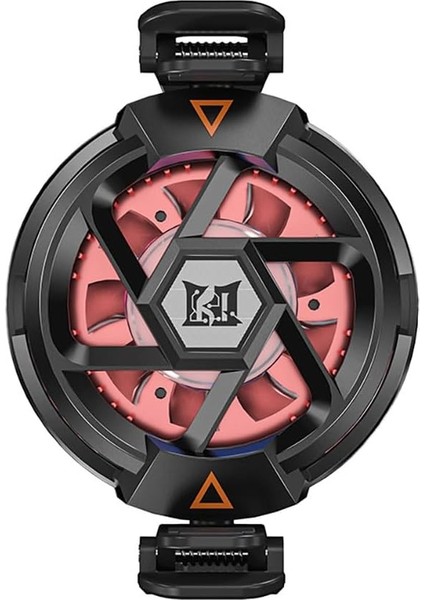 N5 Magnetik Yapıştırmalı 10W Tec Soğutma Sistemli Rgb Işıklı Telefon Soğutucu Fan Siyah