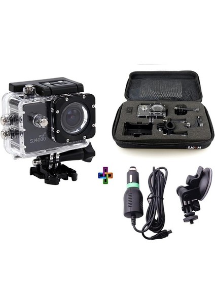 Aksiyon Kameraları Için Darbeye ve Suya Dayanıklı Portatif Esnek Büyük Boy Aksesuar Çantası