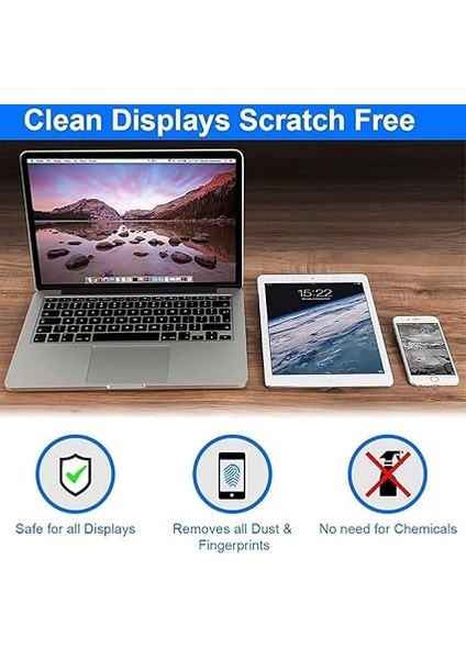 Yüksek Kaliteli Mikrofiber Temizleme Bezi, Ekranlar, Tabletler, Yeni Nesil Araba Içi Ekranı, Bigisayar ve Tv Ekranları Için 30X30 Cm, modelleri