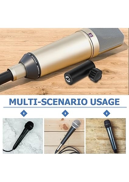 Mikrofon Standı Adaptörü: Boom Için 1/4 Vida Dönüştürücü Metal Dişli Adaptörü Mikrofon Standı Mikrofon Dişlisi Ev Kaydı modelleri