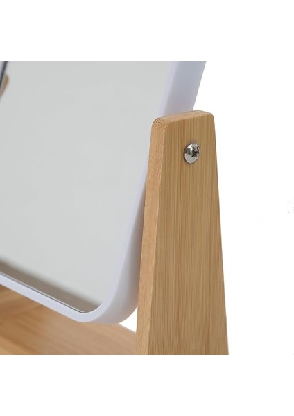 Concept Boho Bambu Büyüteçli Ayna Beyaz 16X5.8X21.8 indirimleri