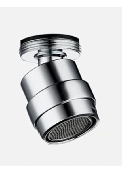 Filtreli Musluk Ucu 360 Oynar Başlıklı Su Tasarruflu Dış Dişli Perlatör